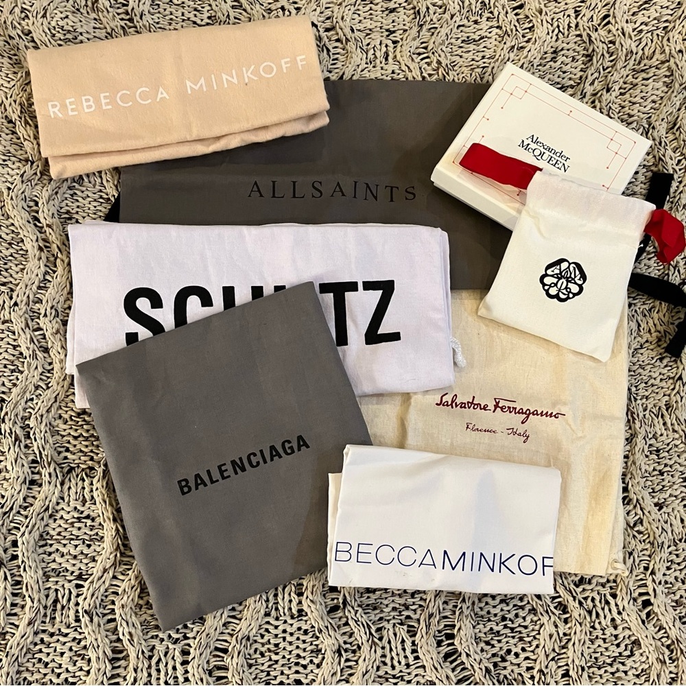 Lot: 7 Designer Dustbags Storage Sleeper Bags NEW